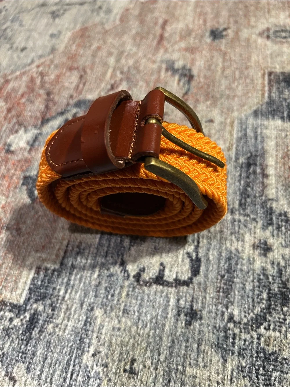 Orange Woven Belt